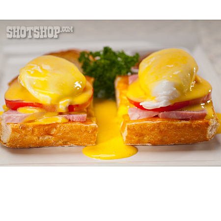 
                Frühstück, Amerikanische Küche, Eier Benedict                   