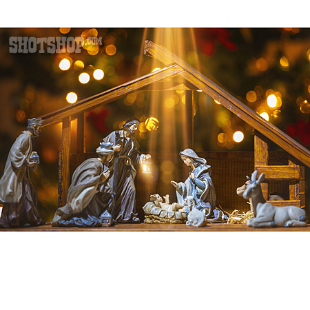 
                Weihnachtskrippe, Krippenfigur, Geburt Christi                   
