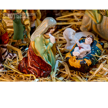 
                Weihnachtskrippe, Jesuskind, Krippenfigur                   