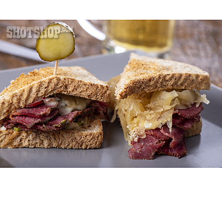 
                Amerikanische Küche, Reuben Sandwich                   