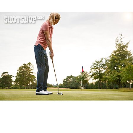 
                Golf, Golfplatz, Golfen, Golfspielerin                   