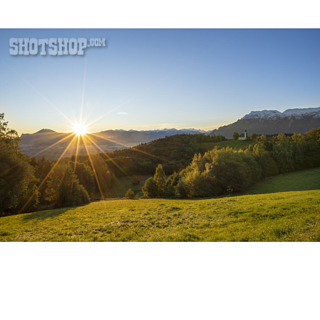 
                Sonnenaufgang, Berchtesgadener Land, Johannishögl                   