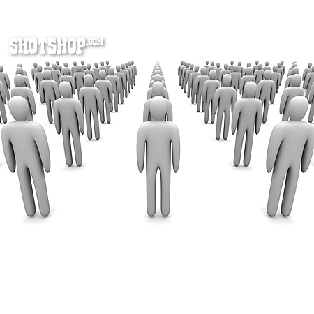 
                People, In A Row, Conformity                   