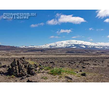 
                Island, Lavagestein, Eyjafjallajökull                   