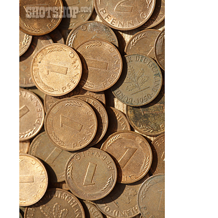 
                Münzgeld, 1 Pfennig, D-mark                   