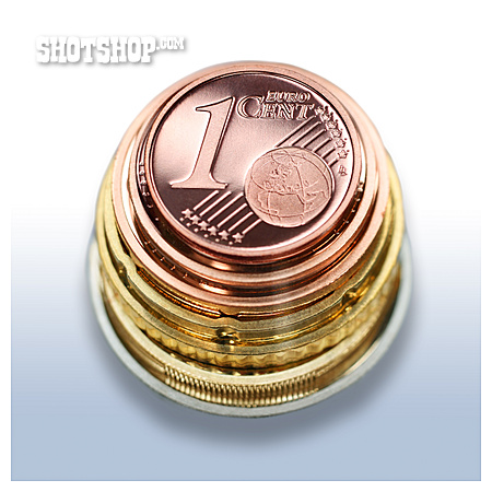 
                Kleingeld, Cent, Euromünze                   