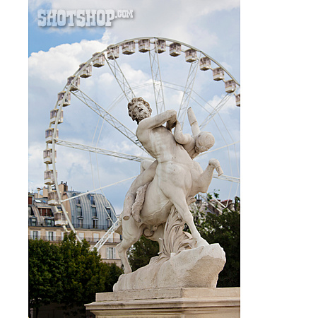 
                Statue, Paris, Jardin Des Tuileries                   