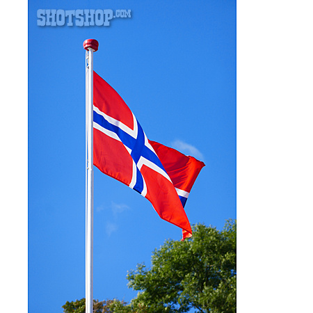 
                Norwegen, Nationalflagge                   