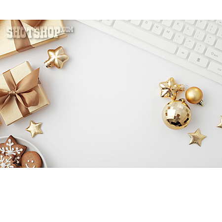 
                Weihnachten, Geschenk, Online-shopping                   