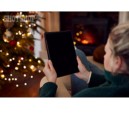 
                Textfreiraum, Weihnachten, E-book, Tablet-pc                   