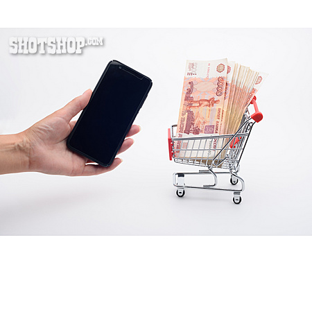 
                Einkaufen, Bezahlung, Smartphone                   