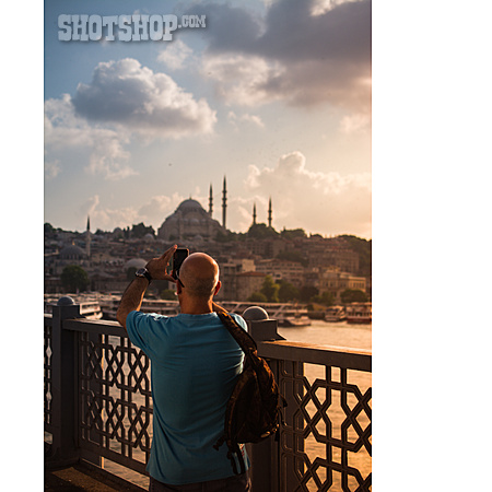 
                Fotografieren, Tourist, Istanbul                   