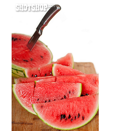 
                Saftig, Wassermelone, Melonenspalte                   