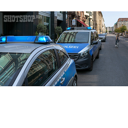 
                Polizei, Blaulicht, Polizeiauto                   
