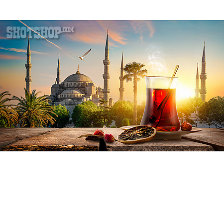 
                Tee, Moschee, Istanbul                   