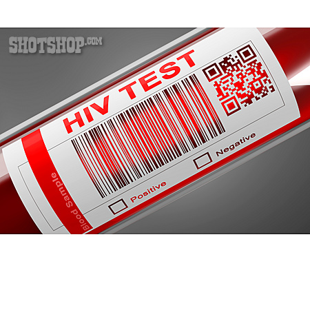
                Barcode, Bluttest, Hiv                   