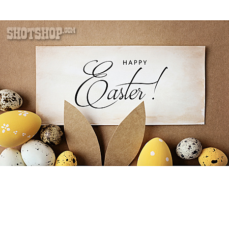 
                Ostern, Grußkarte, Happy Easter                   