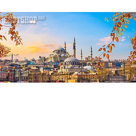 
                Istanbul, Süleymaniye-moschee                   