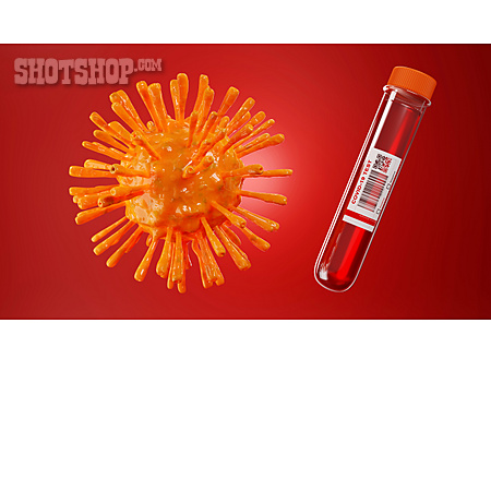 
                Blutprobe, Bluttest, Coronavirus, Covid-19                   