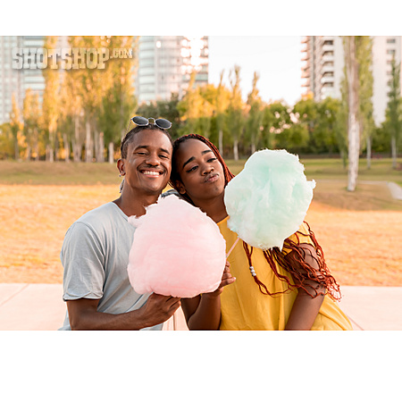 
                Couple, Candy, Cotton Candy                   