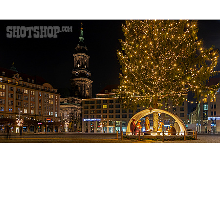 
                Weihnachtszeit, Dresden, Altmarkt                   