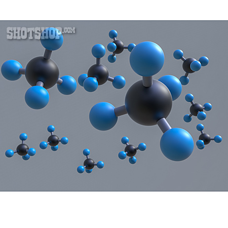 
                Struktur, Molekül, Methan                   