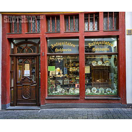
                Schaufenster, Antiquitäten, Geschäft                   