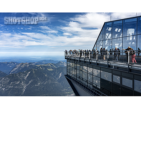 
                Tourismus, Zugspitze, Aussichtsplattform                   