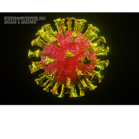 
                Virus, Virusinfektion, Coronavirus, Corona                   