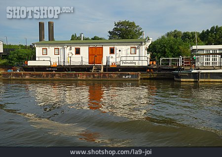 
                Elbe, Hausboot, Wohnschiff                   