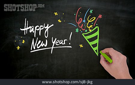 
                Happy New Year, Frohes Neues Jahr                   