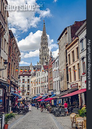 
                Altstadt, Fußgängerzone, Brüssel                   