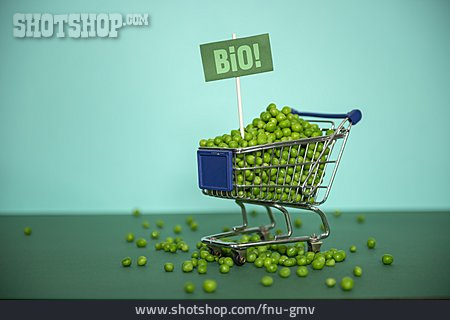 
                Einkaufen, Erbsen, Bio                   