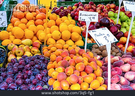 
                Obst, Früchte, Marktstand, Erntefrisch                   