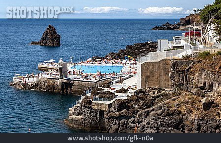 
                Küste, Schwimmbad, Madeira                   