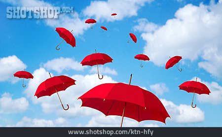 
                Fliegen, Schirm                   