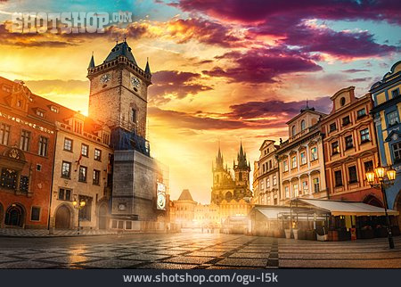
                Marktplatz, Prag, Teynkirche, Staromestska Radnice                   