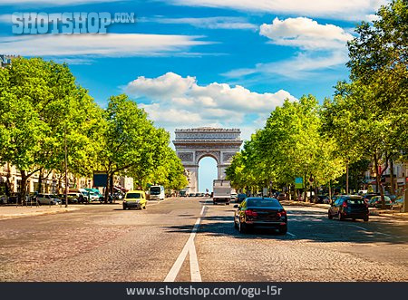 
                Triumphbogen, Arc De Triomphe, Champs-elysees                   