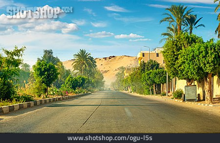 
                ägypten, Landstraße                   