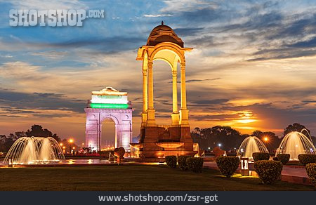
                Triumphbogen, Neu-delhi, India Gate                   