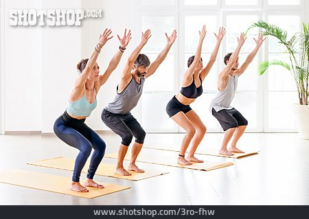 
                Yoga, Asana, Utkatasana                   