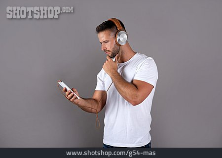 
                Kopfhörer, Smartphone, Musik Hören                   