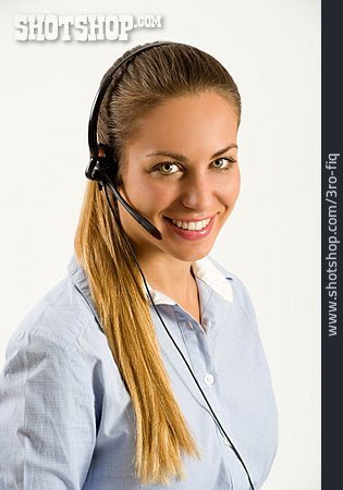 
                Headset, Hotline, Telefonistin                   