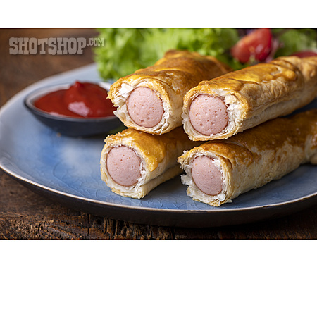 
                Fast Food, Pigs In A Blanket, Sausage Rolls                   