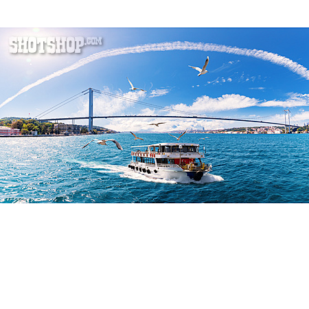 
                Schifffahrt, Ausflugsschiff, Bosporus                   