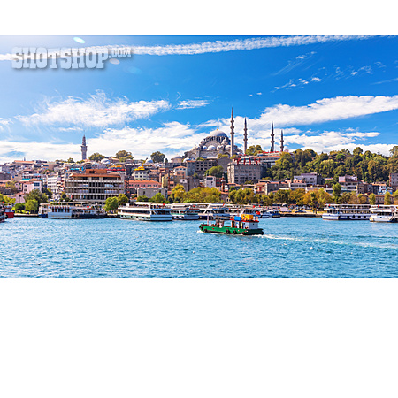 
                Hafen, Bosporus, Istanbul, Eminönü                   