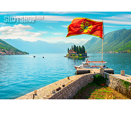 
                Bucht Von Kotor, Perast, Sveti Dorde                   