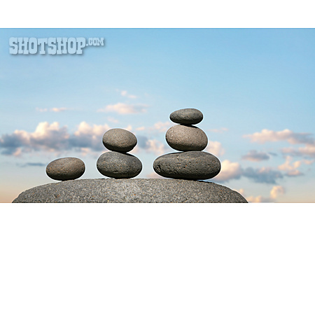 
                Ausgeglichen, Gleichgewicht, Steinstapel                   