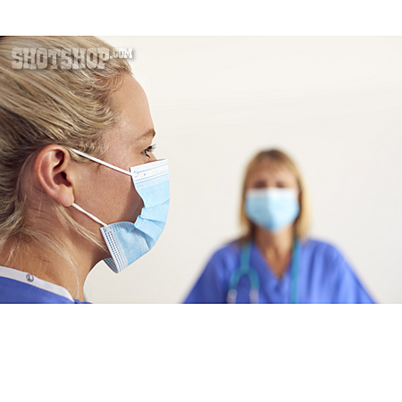 
                Krankenschwester, Corona, Mund-nasen-schutz, Medizinische Gesichtsmaske                   