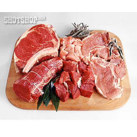 
                Schweinefleisch, Rindfleisch, Rohes Fleisch                   